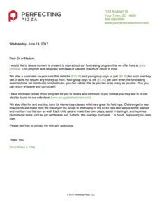 School Partnership Cover Letter