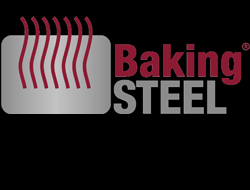 Baking steel logo that says baking steel